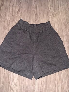 lululemon athletica High-Waist Charcoal Knit Shorts